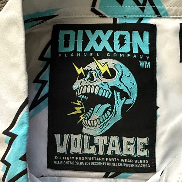 DIXXON Voltage Women’s Party Shirt - NWT! - Picture 2 of 3